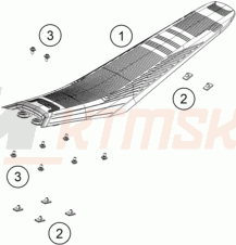 Schemat "TANK, SEAT" do KTM FREERIDE E 660W