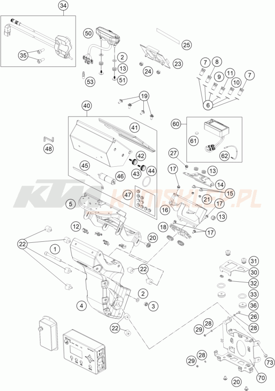 Schemat "system zabezpieczający" do KTM 450 RALLY FACTORY REPLICA