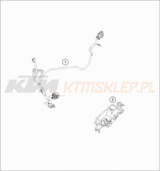 Schemat "wiązka elektryczna" do KTM SX-E 5