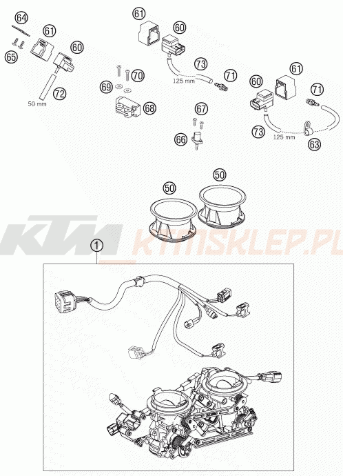 Schemat "wtrysk paliwa" do KTM 990 ADVENTURE ABS