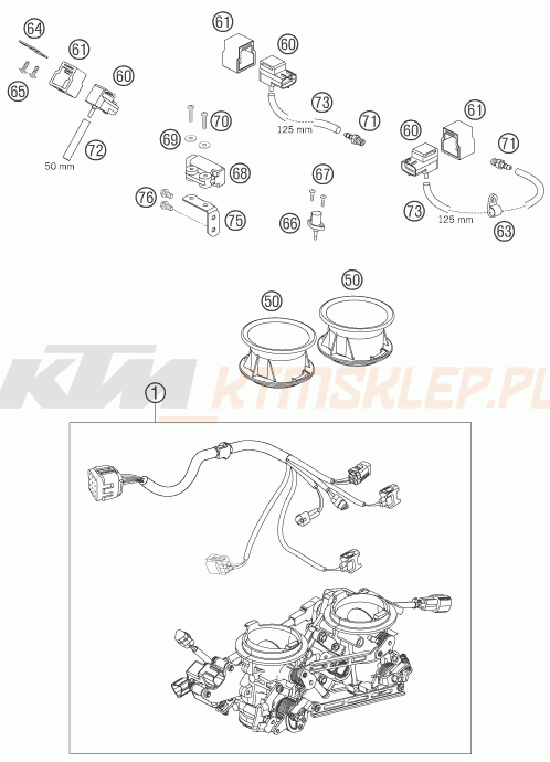 Schemat "wtrysk paliwa" do KTM 990 ADVENTURE ABS