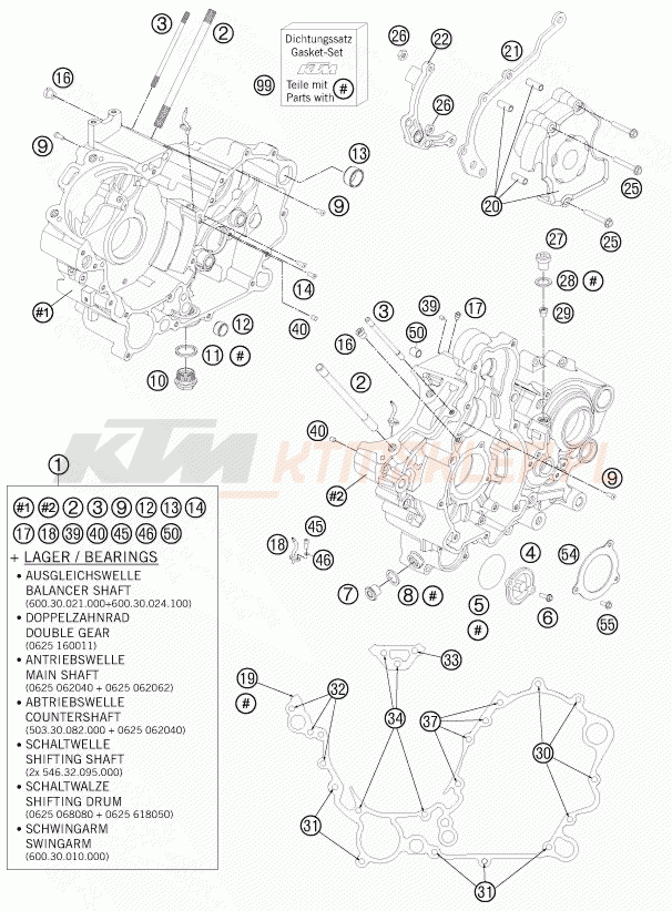 Schemat "kartery" do KTM 990 SUPERMOTO R
