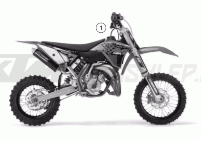 Schemat "CONVERSION KIT" do KTM 65 SXS