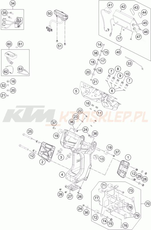 Schemat "system zabezpieczający" do KTM 450 RALLY FACTORY REPLICA