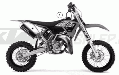 Schemat "CONVERSION KIT" do KTM 65 SXS