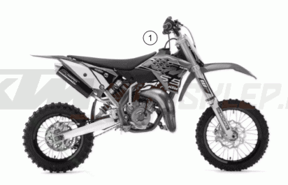Schemat "CONVERSION KIT" do KTM 65 SXS