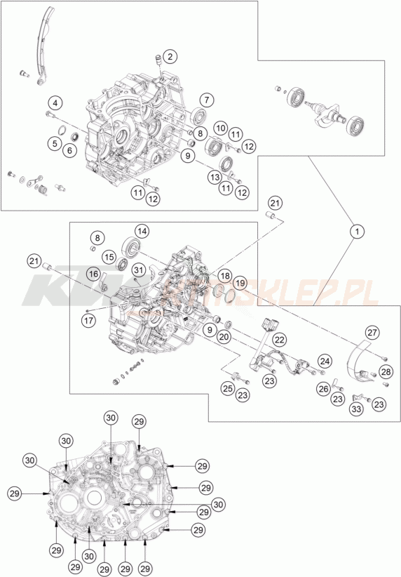 Schemat "kartery" do KTM RC 390 ADAC CUP