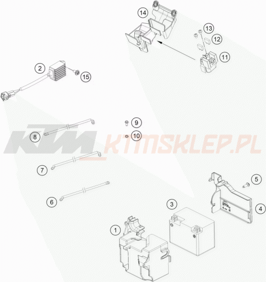 Schemat "akumulator" do KTM FREERIDE 250 R