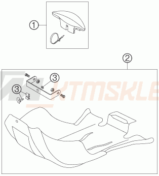 Schemat "akcesoria" do KTM 400 EXC RACING