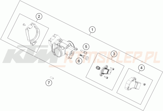 Schemat "wtrysk paliwa" do KTM 300 EXC