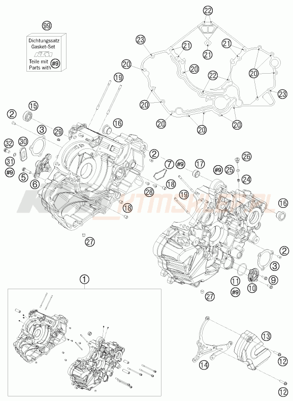 Schemat "kartery" do KTM 1190 RC8