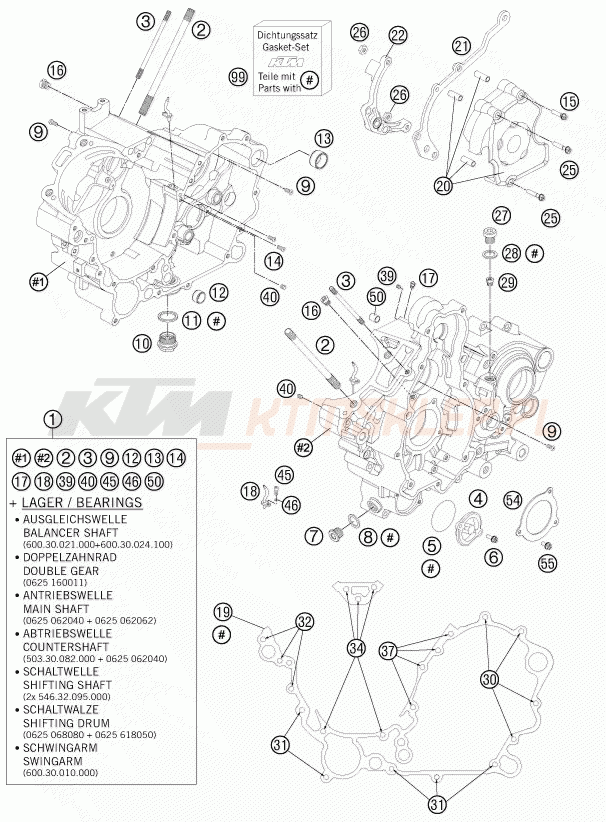 Schemat "kartery" do KTM 990 SUPER DUKE R