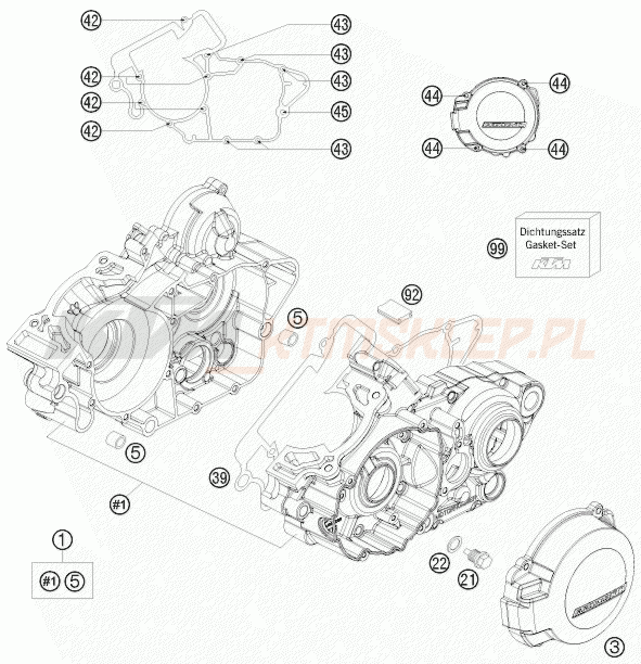 Schemat "kartery" do KTM 200 EXC