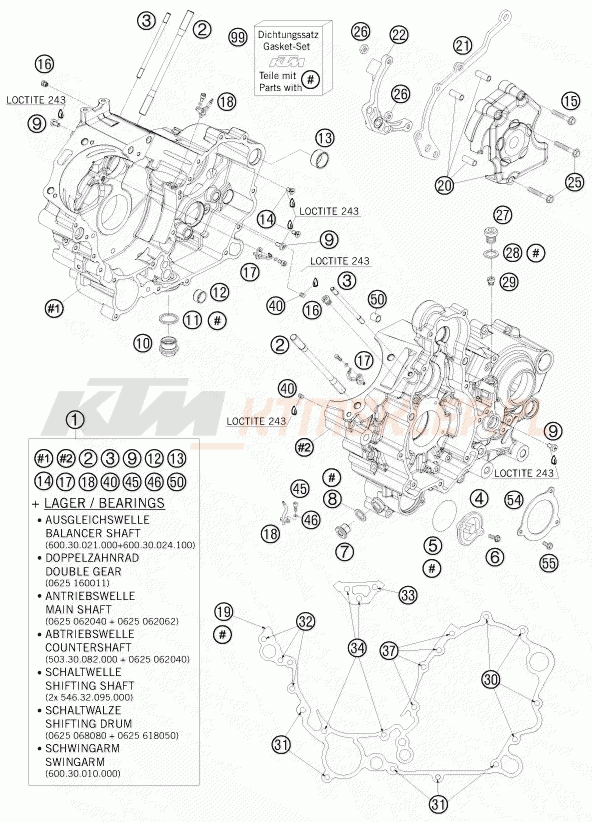 Schemat "kartery" do KTM 990 SUPER DUKE R