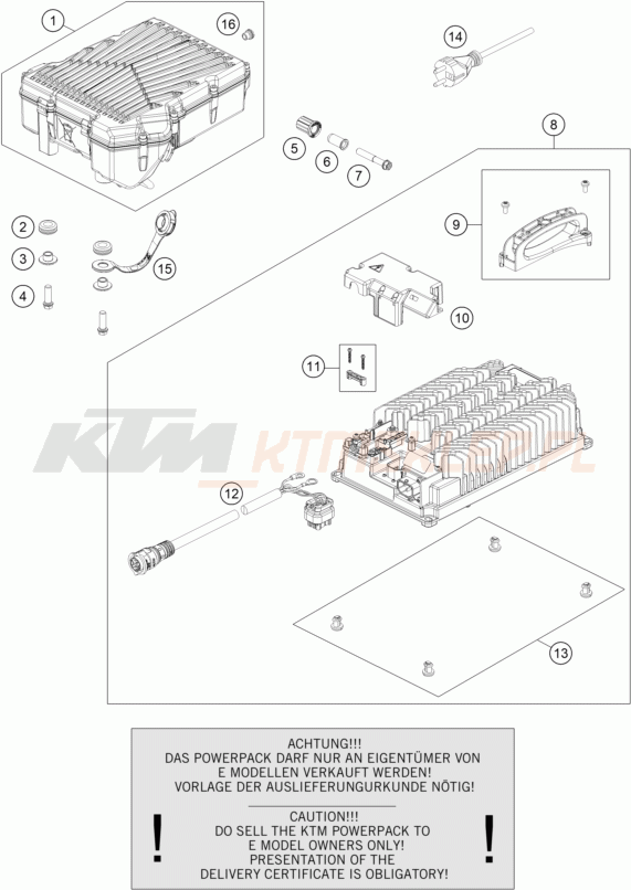 Schemat "akumulator" do KTM SX-E 5