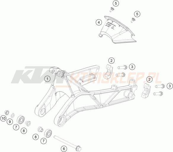 Schemat "wahacz" do KTM SX-E 2