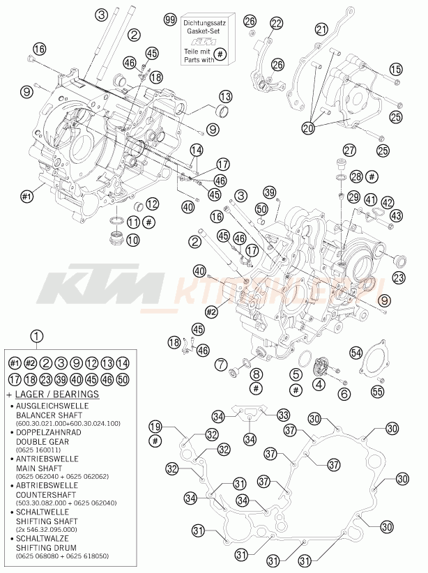 Schemat "kartery" do KTM 990 ADVENTURE R