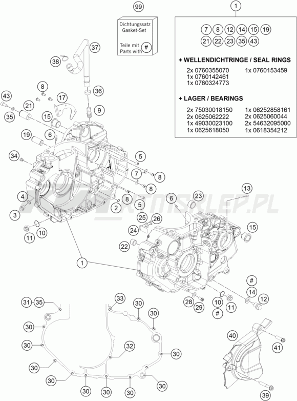 Schemat "kartery" do KTM 690 SMC R