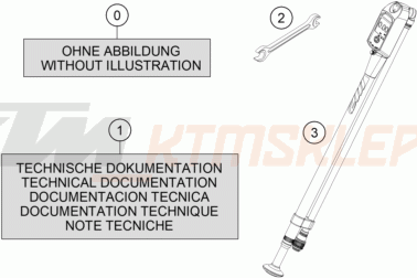 Schemat "dodatki opcjonalne" do KTM 125 XC
