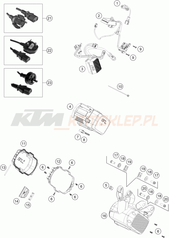 Schemat "akumulator" do KTM SX-E 2