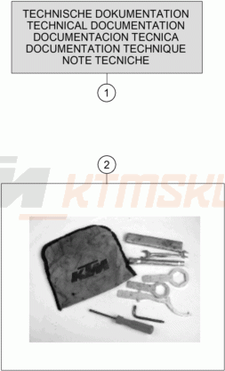 Schemat "ACCESSORY PACK" do KTM 790 DUKE