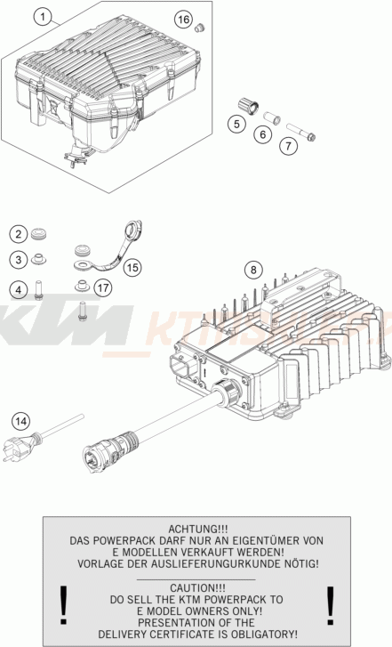 Schemat "akumulator" do KTM SX-E 3